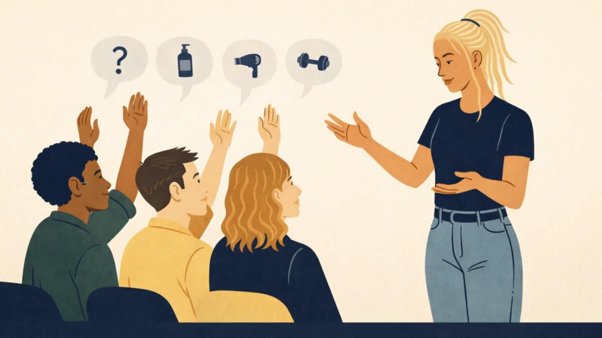 Conseils avant création de dreadlocks naturelles avec questions sur shampoing, sport et entretien.