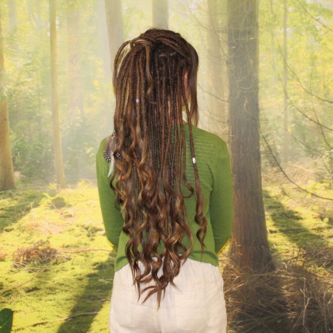 bohemian chic dreadlocks