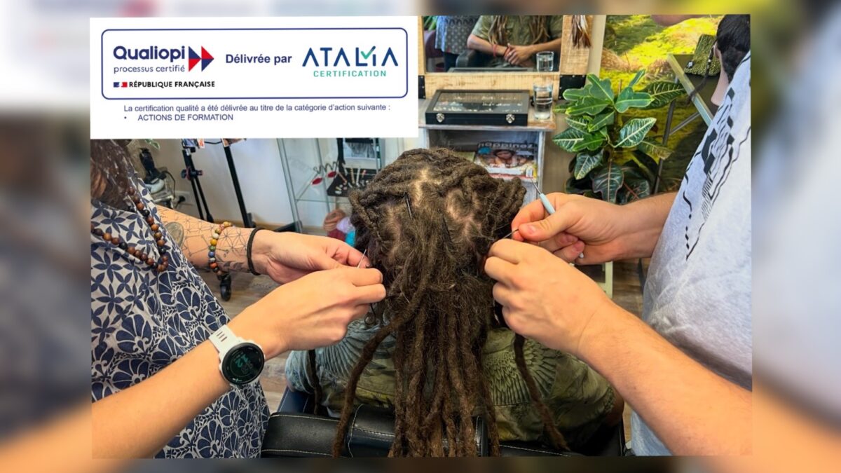 Atelier Découverte formation dreadlocks certifiée Qualiopi à Saint-Raphaël, Dreads Expert